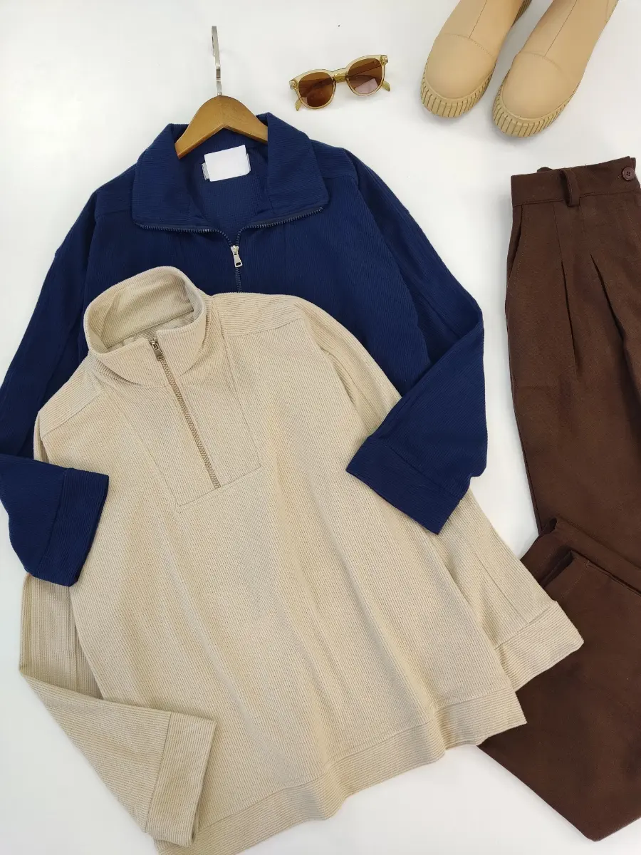 بلوز نیم زیپ روشنک